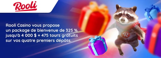 Rooli Casino Bonus de bienvenue