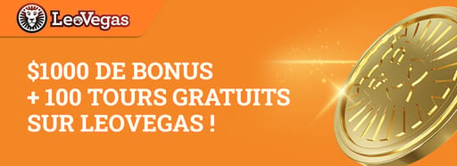 Leovegas bonus de bienvenue