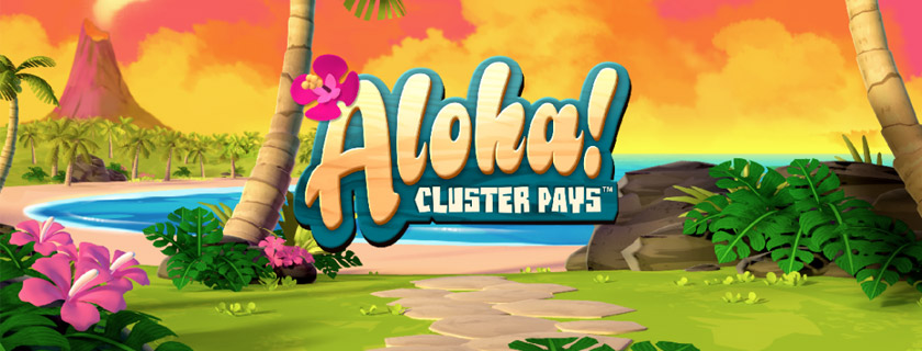 Aloha cluster pays netent machine a sous jackpot