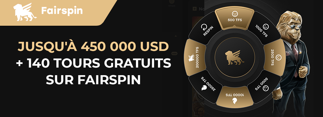 L offre bienvenue fairspin casino