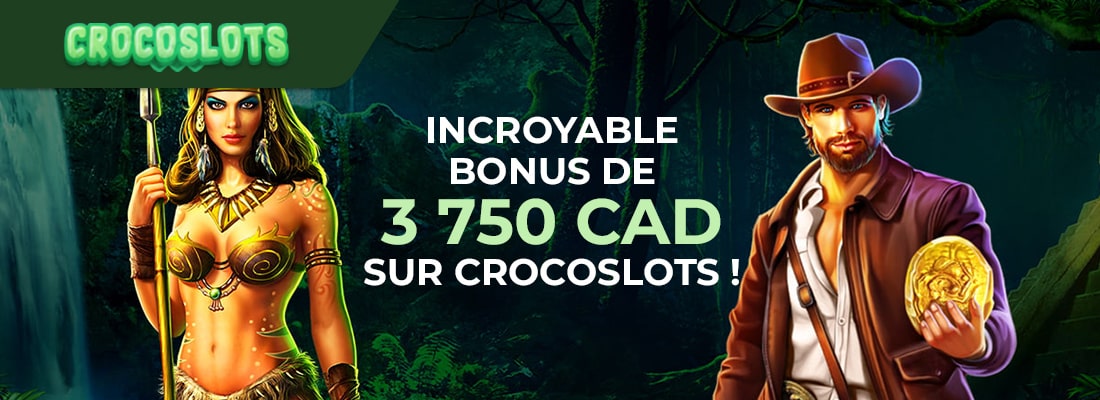 Le bonus de bienvenue crocoslots