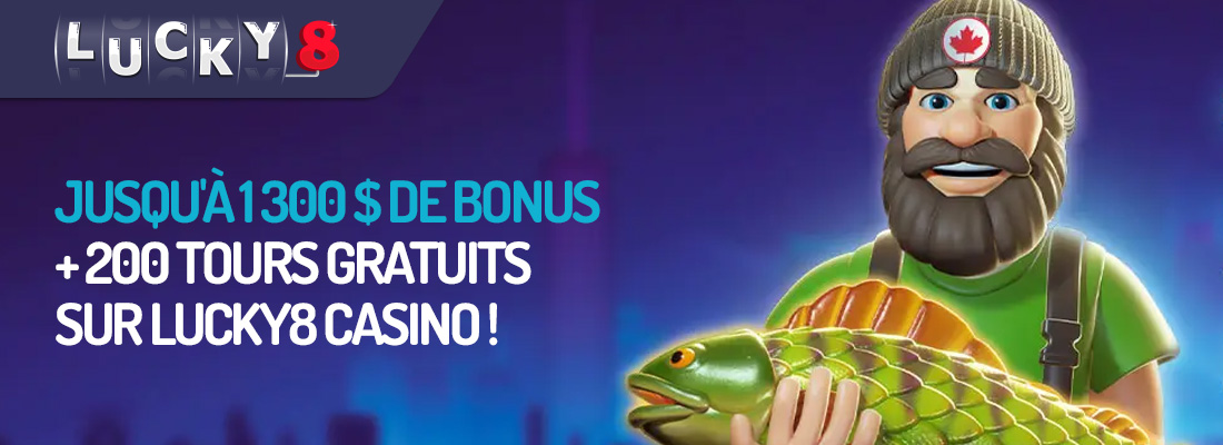 Le bonus de bienvenue lucky casino