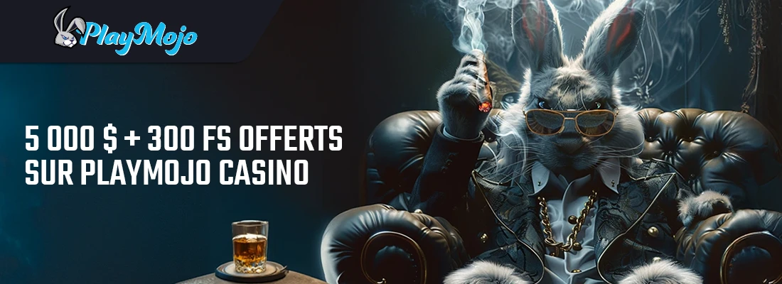 Le bonus de bienvenue playmojo casino