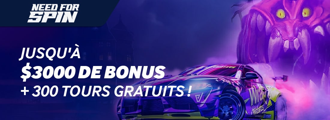 Le bonus halloween need for spin casino